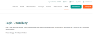 Bestätigungs-E-Mail wurde versendet